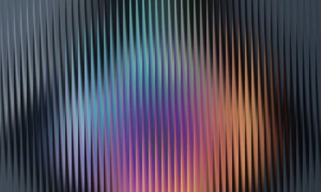 abstract background with smooth lines in blue, orange and purple colorsの写真素材