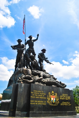 Malaysia s National Monumentのeditorial素材