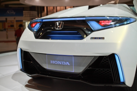KUALA LUMPUR, MALAYSIA - NOV 15 Honda LEV Concept displayed at Lumpur International Motorshow  KLIMS  on November 15, 2013 in Kuala Lumpur Malaysia のeditorial素材