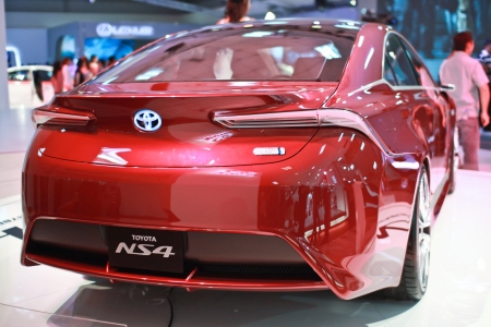 KUALA LUMPUR, MALAYSIA - NOV 15 Toyota concept car NS4 displayed at Lumpur International Motorshow  KLIMS  on November 15, 2013 in Kuala Lumpur Malaysia のeditorial素材