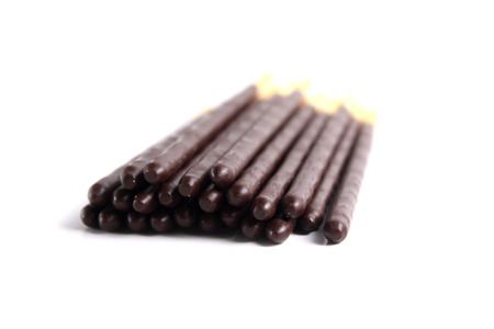 Choc stick pile の写真素材