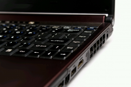 Laptop keyboard close upの素材