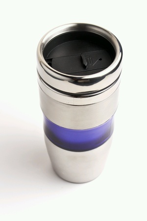 Steel mug isolatedの素材