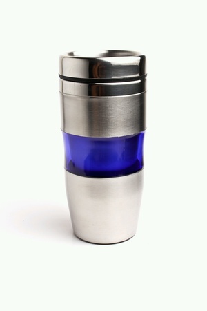 Steel mug isolatedの素材