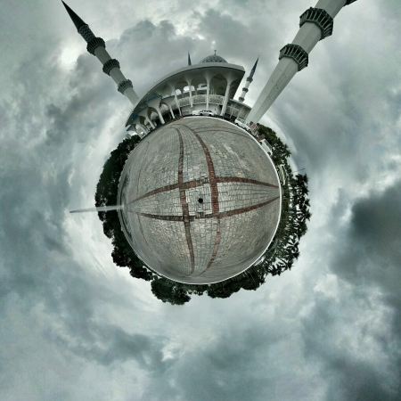 Sultan Salahuddin Abdul Aziz Shah in tinyplanet effectの素材