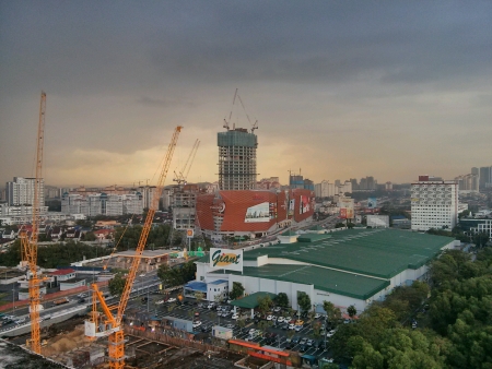 Areal view of Paradigm Mall Malaysiaの素材
