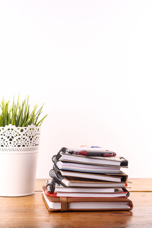 Books isolated on white backgroundの写真素材