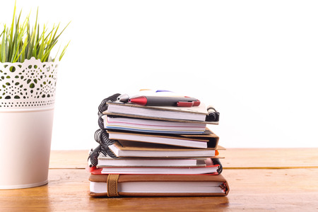 Books isolated on white backgroundの写真素材