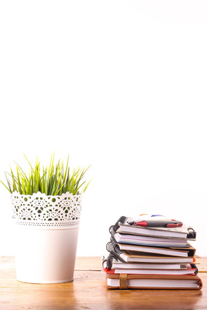 Books isolated on white backgroundの写真素材