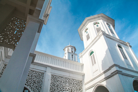 architecture of Masjid Sultan Ismail in Chendering, Kuala Terengganu architecture of Masjid Sultan Ismail in Chendering, Kuala Terengganuの写真素材