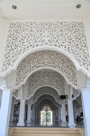 architecture of Masjid Sultan Ismail in Chendering, Kuala Terengganu architecture of Masjid Sultan Ismail in Chendering, Kuala Terengganuのeditorial素材