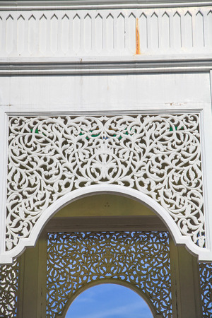 architecture of Masjid Sultan Ismail in Chendering, Kuala Terengganu architecture of Masjid Sultan Ismail in Chendering, Kuala Terengganuの写真素材