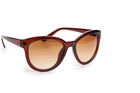 spectacles isolated in whiteの写真素材
