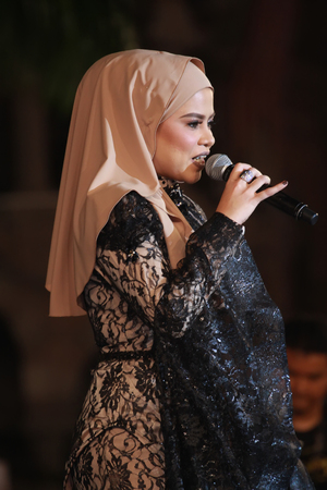 Kuala lumpur 25 September 2016 , Citra Warna Malaysia was held at Dataran Merdeka.Datin Alyah make a performance at citra warnaのeditorial素材