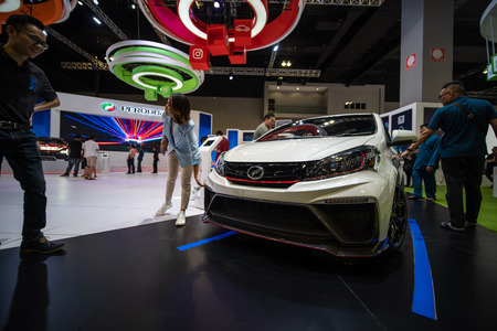 Kuala Lumpur, Malaysia - 23 November 2018. myvi gt concept at kuala lumpur motorshow.のeditorial素材