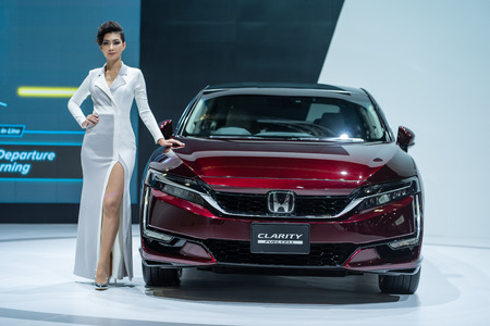 Kuala Lumpur, Malaysia - 23 November 2018. honda clarity at kuala lumpur motorshow.のeditorial素材