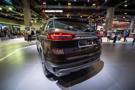 Kuala Lumpur, Malaysia - 23 November 2018. new proton x70 at kuala lumpur motroshow.のeditorial素材