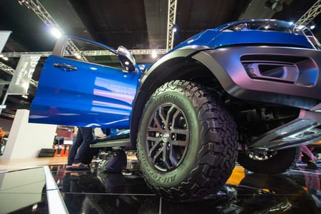 Kuala Lumpur, Malaysia - 23 November 2018. new ford ranger raptor at kuala lumpur motorshow.のeditorial素材