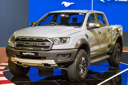 Kuala Lumpur, Malaysia - 23 November 2018. new ford ranger raptor at kuala lumpur motorshow.のeditorial素材