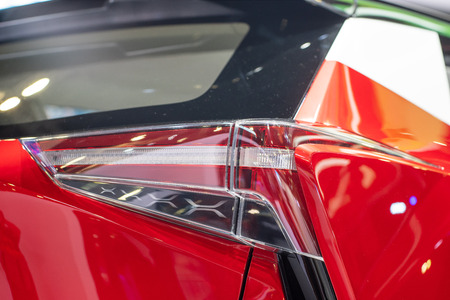Kuala Lumpur, Malaysia - 23 November 2018. Perodua X concept close up detail shot at kuala lumpur motorshow.のeditorial素材