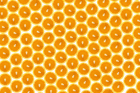 orange cut  isolated in white background