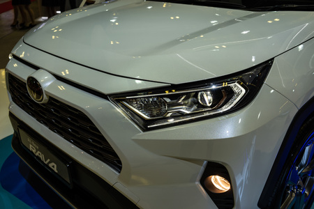 singapore -12 january 2019. the new toyota rav4 at singapore motor showのeditorial素材