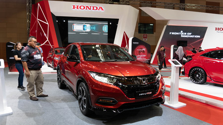 kuala lumpur, malaysia - 16 april 2019. new hr-v rs at kuala lumpur motor showのeditorial素材