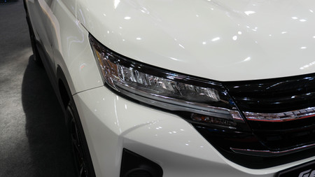 kuala lumpur, malaysia - 16 april 2019. perodua aruz as new perodua model in kuala lumpur motor show.のeditorial素材
