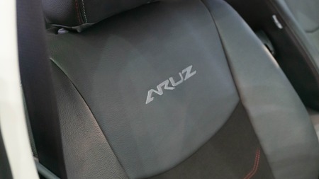 kuala lumpur, malaysia - 16 april 2019. perodua aruz as new perodua model in kuala lumpur motor show.のeditorial素材