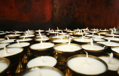 Holy candlesの写真素材