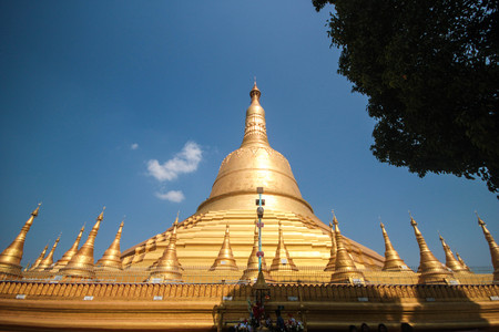 Schwemawdaw pagodaの写真素材