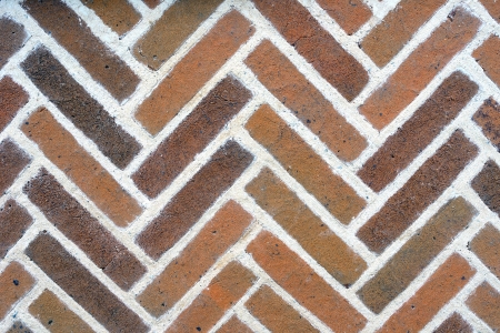 herringbone brick pattern background textureの写真素材