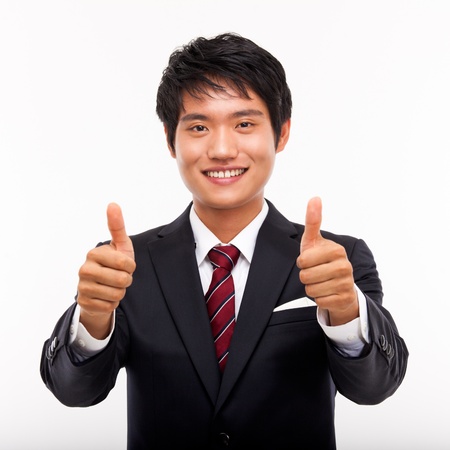 Showing thumb young Asian business man の写真素材