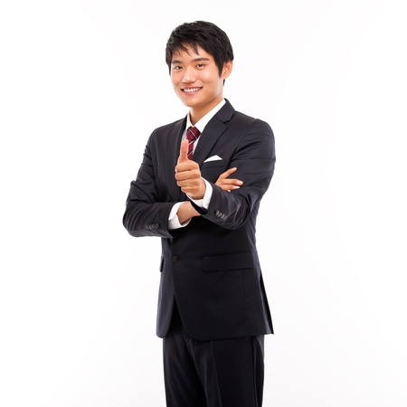 Showing thumb young Asian business man の写真素材