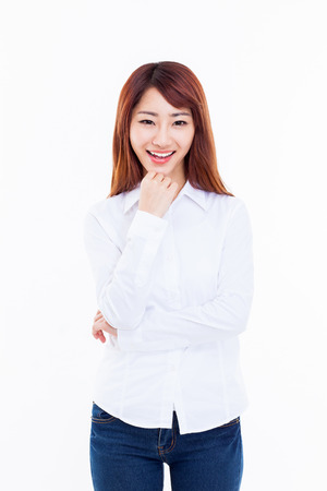 Beautiful young Asian Lady の写真素材