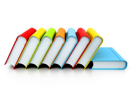 Colorful booksの写真素材