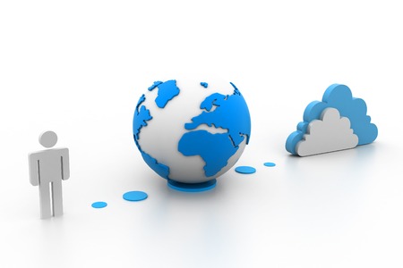 Global internet networkの写真素材