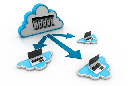 Cloud computingの写真素材