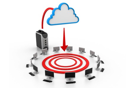 Cloud computing devicesの写真素材