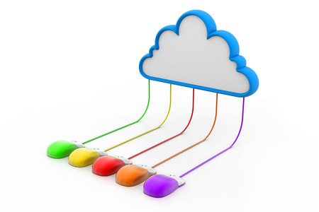 Cloud computingの写真素材