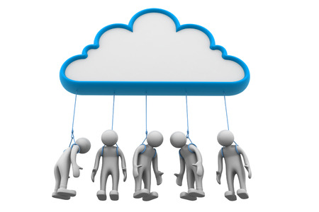 Cloud networkの写真素材