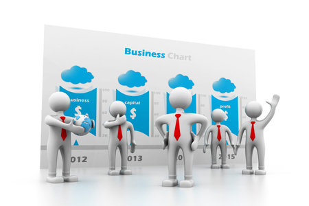 Teamwork conceptの写真素材