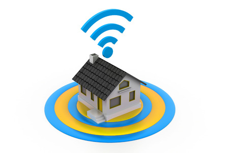 Wireless Home connectionの写真素材