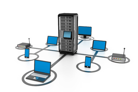 Computer networkの写真素材