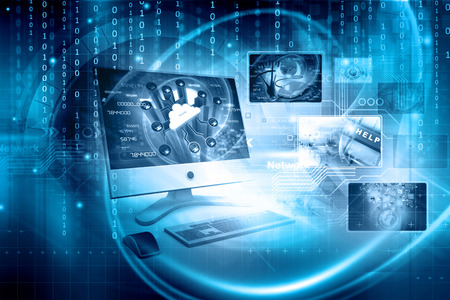 Digital technology background Digital technology background