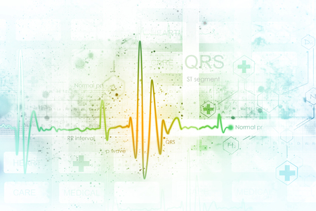 ECG backgroundの写真素材