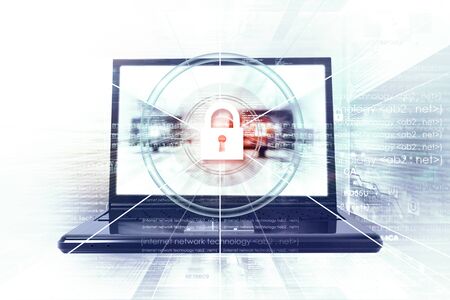 Digital security conceptの写真素材