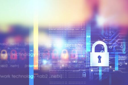 Digital security conceptの写真素材