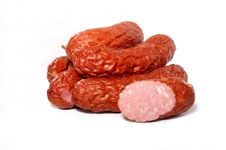 The sausage from the venisonの写真素材