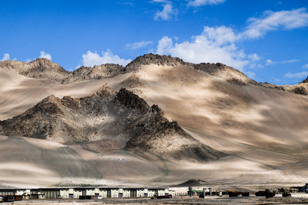 Landscape around Leh district, Ladakh in Indiaの写真素材